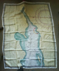 digital print on silk, 83cm x 110xm