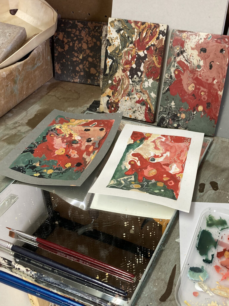 artwork by Olivia Hegarty handmade scagliola